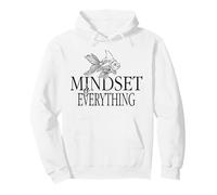 Motivation Mindset Is Everything Positive Art for Men Women Pullover Hoodie