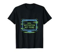 Motivation Not Found Funny Coding Gift Coder T-Shirt