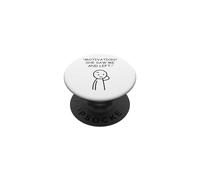 Motivation Saw Me And Left Funny Unmotivated Quote PopSockets Adhesive PopGrip
