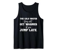 Motivational Action Courage Mindset Quote Retro Vintage Tank Top