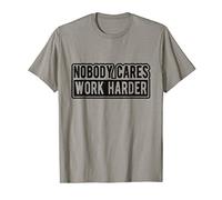 Motivational and Funny Harder Workout Fitness Gym T-Shirt