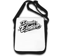 Motivational Bold Hand Lettering Design Shoulder Bag White
