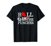 Motivational Boxing Roll With The Punches T Shirt T-Shirt