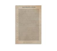 Motivational Calendar Poster: Your Life in Weeks - Reflective Wall Art for Men, Women, and Goal Setters, Canvas or Framed(Unframed,12x18inch(30x45cm))