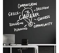Motivational Career Quotes Wall Decals - Inspirational Office Decor, Removable Vinyl Stickers for Workspace, Home Office, or Classroom Wall Art