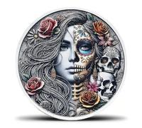 Motivational Challenge Coin Eternal Beauty Blooming in Every Moment