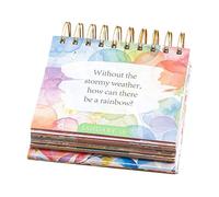 Motivational Daily Desk Calendar, 365-Day Affirmation Calendar, Inspirational Quotes for Women, Mindfulness Table Decor, Thoughtful Gift for Mothers Teacher Girls