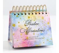 Motivational Desk Calendar, 2026 Daily Flip Calendar with Inspirational Quotes, Daily Affirmations for Women, Perpetual Flip Stand Up Calendar for Office Home Decor