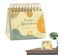 Motivational Desk Calendar,Desktop Calendar 2025 - Daily Affirmation Quotes Calendar Aesthetic Tabletop Centerpiece for Friends Family Colleagues Home Workplace