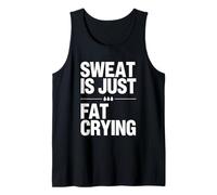 Motivational Fitness Quote Bold Training Message Design Tank Top