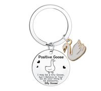 Motivational Goose Keyring Gifts Inspirational Silly Goose Keyring Gifts Funny Goose Gifts for Goose Lover Goose Stuff Birthday Gifts for Women Her Daughter Friends