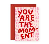 Motivational Greeting Card - You Are The Moment - Gifts for Friends, Besties, Son, Daughter, BFF, Girlfriend, Boyfriend, Fiance, Colleagues, Him, Her - Go Get It Cards -Comes with Fun Stickers