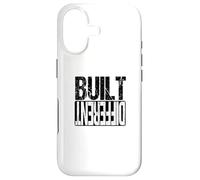 Motivational Hustle Built Different Grind Execution whte Case for iPhone 17