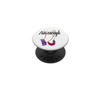 MOTIVATIONAL " I AM ENOUGH " Colorful Praying Hands PopSockets Adhesive PopGrip