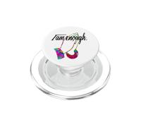 MOTIVATIONAL " I AM ENOUGH " Colorful Praying Hands PopSockets PopGrip for MagSafe