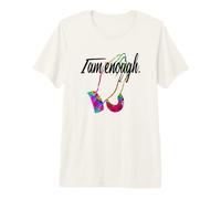Motivational I AM Enough Colorful Praying Hands Premium T-Shirt