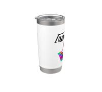 Motivational I AM Enough Colorful Praying Hands Stainless Steel Insulated Tumbler