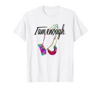 Motivational I AM Enough Colorful Praying Hands T-Shirt