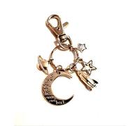 Motivational 'I Love You to The Moon and Back' with Rocket, Planet and Stars Keychain, I Love You More Keyring, UFO, Mum, Dad, Son, Daughter