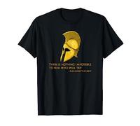 Motivational & Inspiring Alexander The Great Quote - History T-Shirt