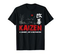 Motivational Kaizen A Journey Not A Destination Art T-Shirt
