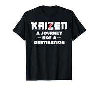 Motivational Kaizen A Journey Not A Destination Art T-Shirt