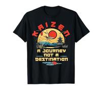 Motivational Kaizen A Journey Not A Destination Art T-Shirt