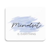 Motivational Mouse Pad - Mindset is Everything Mousepad, Inspirational Office Mouse Pad, Motivational Desk Mousepads, Inspirational Office Gifts, Gifts for Employees,11.8"x9.8"