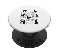 motivational music design dogs on music PopSockets Adhesive PopGrip