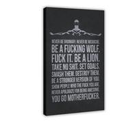 Motivational Never Be Ordinary Canvas Modern Poster Wall Art Prints Paintings Living Room Bedroom Decor 16x24inch(40x60cm)