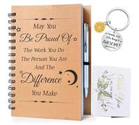 Motivational Notebook Set, Pen, Keyring, Gift Card For Colleagues Students