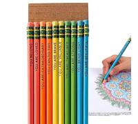 Motivational Pencils for Students - Crayons 10 Pencils with Positive Phrases, School Supplies for Students, Perfect for Motivating and Encouraging