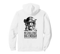 Motivational Perseverance Apparel - Football Helmet Mouse Pullover Hoodie