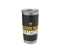 Motivational Pressure Makes Diamonds Stainless Steel Insulated Tumbler