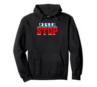 Motivational Quote Empowerment Never Stop Pullover Hoodie