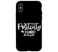 Motivational Quote Empowerment Positivity Is A Mindset Case for iPhone X/XS