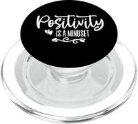Motivational Quote Empowerment Positivity Is A Mindset PopSockets PopGrip for MagSafe