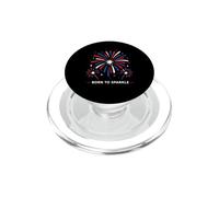 Motivational Quote Everyday Confidence Born To Sparkle PopSockets PopGrip for MagSafe
