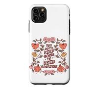 Motivational Quote Flower Design Keep On Going Growing Case for iPhone 11 Pro Max