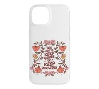 Motivational Quote Flower Design Keep On Going Growing Case for iPhone 14