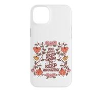 Motivational Quote Flower Design Keep On Going Growing Case for iPhone 14 Plus