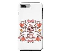 Motivational Quote Flower Design Keep On Going Growing Case for iPhone 7 Plus/8 Plus
