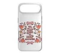 Motivational Quote Flower Design Keep On Going Growing Case for iPhone Air