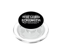 Motivational Quote Wings Like Eagles Faith Strength Design PopSockets PopGrip for MagSafe