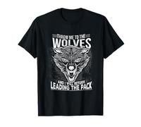 Motivational Quote Wolf Leader of The Pack Alpha Wolves T-Shirt