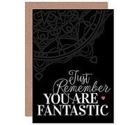 Motivational Quote You Fantastic Greetings Card