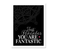 Motivational Quote You Fantastic Large Framed Art Print Poster Wall Decor 18x24 inch