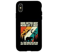 Motivational Saying Good Better Best Never Let It Rest Case for iPhone X/XS