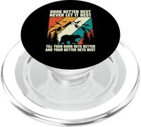 Motivational Saying Good Better Best Never Let It Rest PopSockets PopGrip for MagSafe