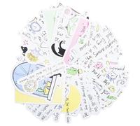 Motivational Scrapbook Stickers Mental Health Scrapbooking Sticker Inspirational Quotes Stickers Mind Healing Sticker for Water Bottle, Cell Phone, Album, Scrapbook, Journal, Notebook, Laptop - 50Pcs